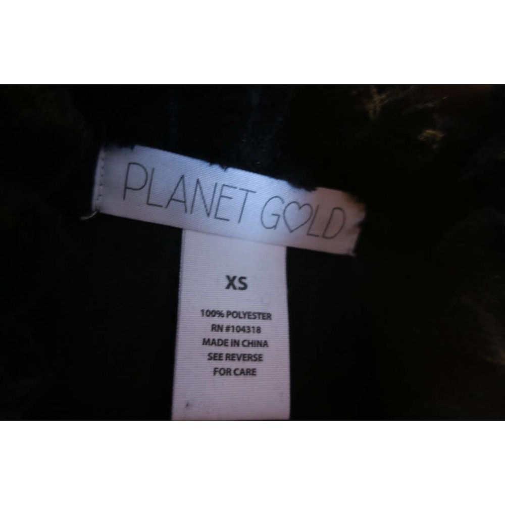 Planet Gold Black Beauty Ribbed Mock Neck Cropped Pullover Sweater Top - Picture 4 of 5